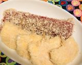 肉々しいマグロカツと甘々玉ねぎカツ定食作り方4写真