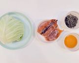 塩昆布×スルメで美味♪おつまみキャベツ作り方1写真