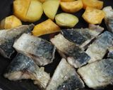 サバとさつま芋のカレー粉照り焼き♪作り方5写真