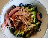 簡単　きゅうりとハムの中華風和え物作り方3写真