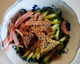 簡単　きゅうりとハムの中華風和え物作り方3写真