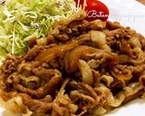 豚のしょうが焼き丼 アレンジ作り方1写真