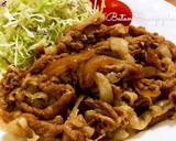 豚のしょうが焼き丼 アレンジ作り方1写真