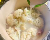 カルフラワーと生ハムのクリーム煮作り方8写真