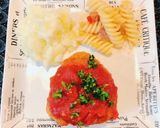 簡単バジルチーズ入りカツレツ作り方9写真