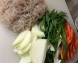 糸こんにゃくのチャプチェ風作り方1写真