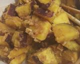 さつまいもの味噌胡桃和え作り方4写真