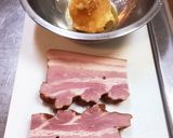 おろし鰹節茹で卵添え和風ベーコンステーキ作り方1写真