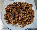 レンジで超簡単❗️10分で黒糖くるみ作り方4写真