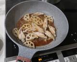 鶏手羽中とレンコンの甘酢炒め作り方5写真