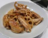 鶏手羽中とレンコンの甘酢炒め作り方6写真