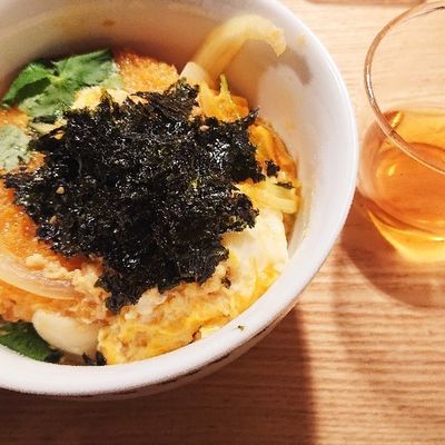 レンジ玉子丼(または親子丼) by ひよこまめ52 【クックパッド】 簡単