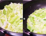 ちぎりキャベツのミルク味噌スープ作り方2写真