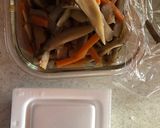 納豆ときんぴらごぼうのご飯作り方1写真