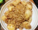 里芋とひき肉の煮っ転がし作り方9写真