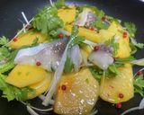 柿としめ鯖の冬野菜サラダ作り方6写真