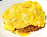 残ったハッシュドビーフでお店オムライス作り方6写真