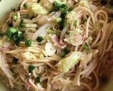 キャベツとベーコンの和風パスタ作り方7写真