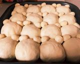 初心者も簡単！もちもちクマさんちぎりパン作り方10写真