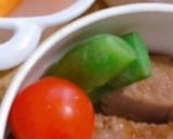 簡単照焼きチキン温野菜サラダ弁当覚書作り方4写真