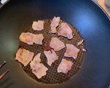 豚肉のバターオイスター醤油焼ききしめん作り方3写真