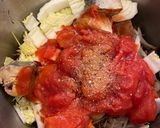 ホットクック トマ鯖レモンパスタ作り方1写真