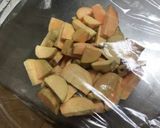 トースターで簡単☆胡麻塩スイートポテト作り方1写真