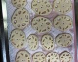 市販のハンバーグのたねで蓮根のはさみ揚げ作り方1写真