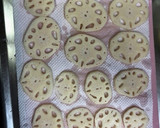市販のハンバーグのたねで蓮根のはさみ揚げ作り方1写真