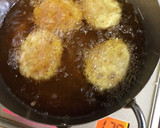 市販のハンバーグのたねで蓮根のはさみ揚げ作り方3写真