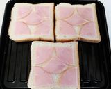 ハムエッグトースト作り方1写真