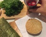 おにぎりバーガー弁当作り方1写真