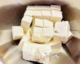 木綿豆腐と3つ葉と塩昆布のサラダ♡作り方2写真