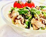 木綿豆腐と3つ葉と塩昆布のサラダ♡作り方7写真