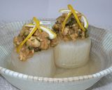 風呂吹き大根の鶏柚子味噌作り方10写真