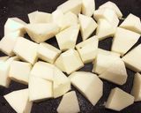 長芋と鶏肉の塩煮作り方1写真