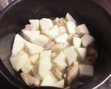 長芋と鶏肉の塩煮作り方3写真