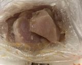 鶏胸肉やわらか！しょうが黒酢あんかけ作り方1写真