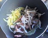 キノコ塩蕎麦作り方4写真