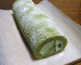 * 抹茶黒豆ロール *作り方14写真