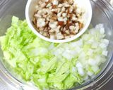 白菜と挽肉のあんかけ ごはん(時々麺)作り方1写真