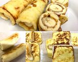 バナナをフレンチトーストで包んでみました作り方3写真