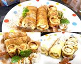 バナナをフレンチトーストで包んでみました作り方5写真