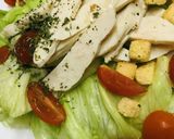 サラダチキンのプチトマト&レタスサラダ作り方2写真