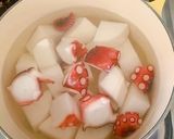 大根とタコの桜色煮作り方3写真