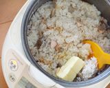 鮭としめじの煎り酒炊き込みごはん作り方6写真