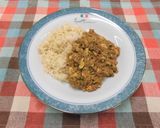 サバ缶と大豆のドライカレー作り方8写真