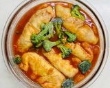ワンボールレンジ、バーグin油揚げ煮込み作り方4写真