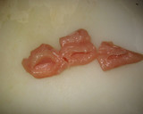 お弁当にも！☆鶏ささみの三色はさみ焼き☆作り方3写真