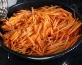 〈時短料理の味方〉蒸し炒めにんじん作り方3写真